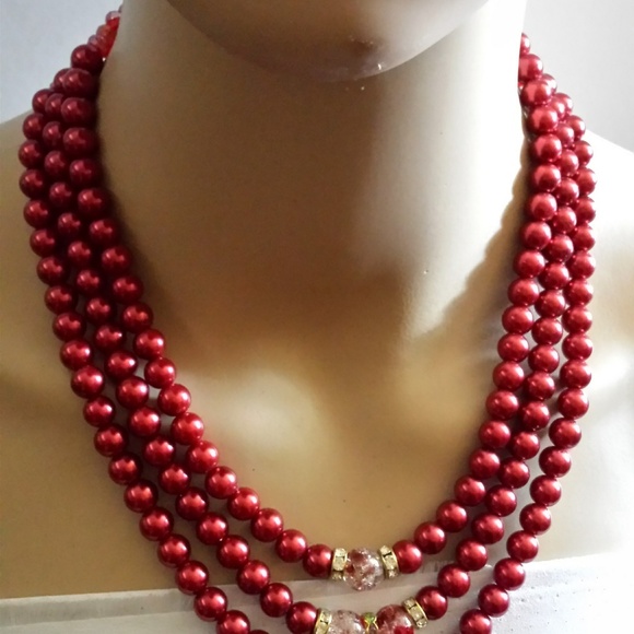 Triple Strand Necklace - Picture 8 of 8